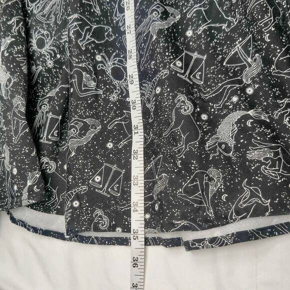 Eva Rose Zodiac Astrology Black Celestial Retro Mini Dress Medium Rockabilly - Picture 12 of 12